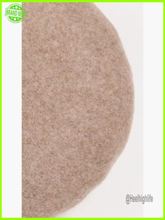 Wool Felt Beret Hat, One Size Fits Most Adults, Winter Warmth